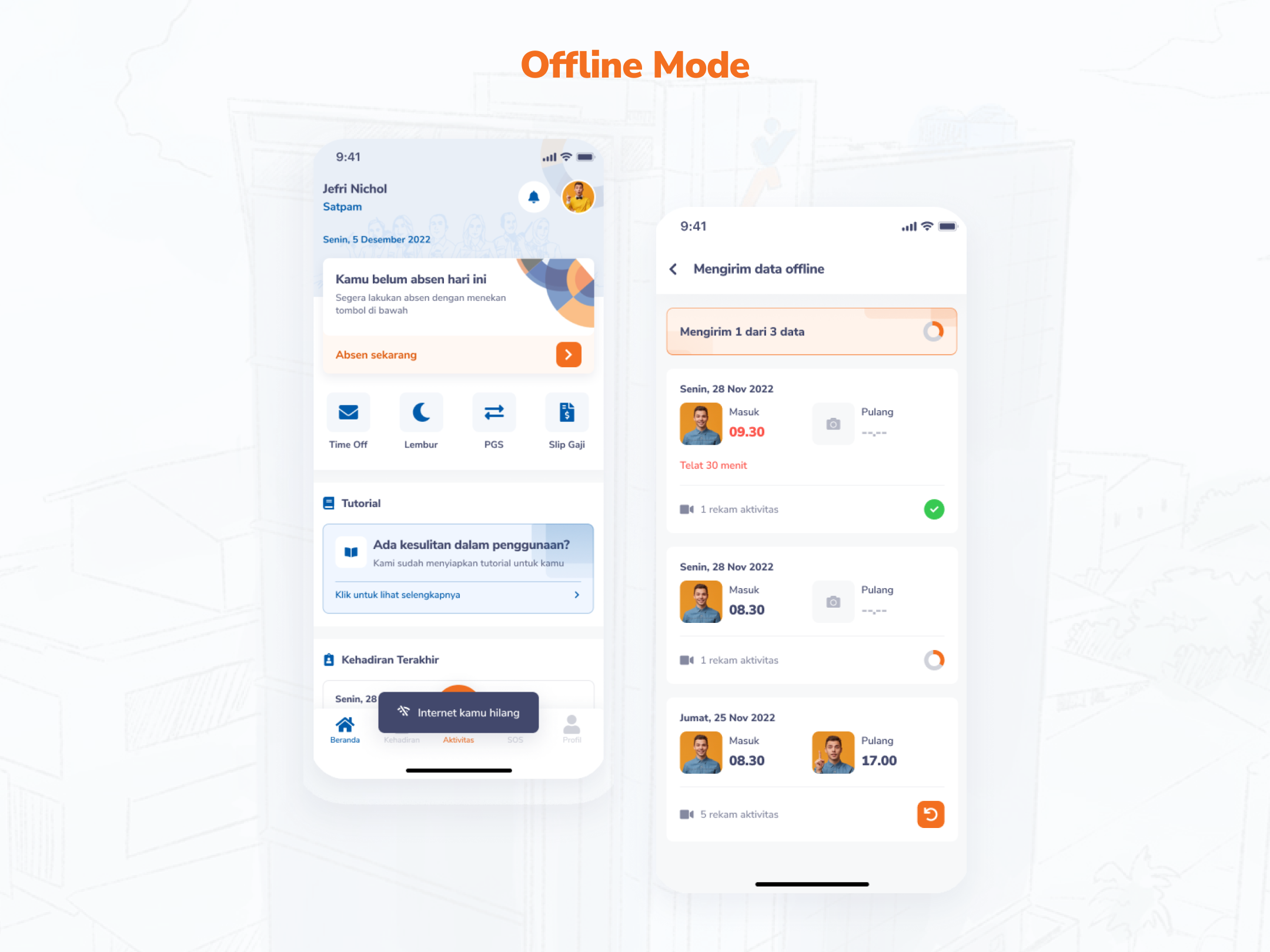 V1 Overtime screen